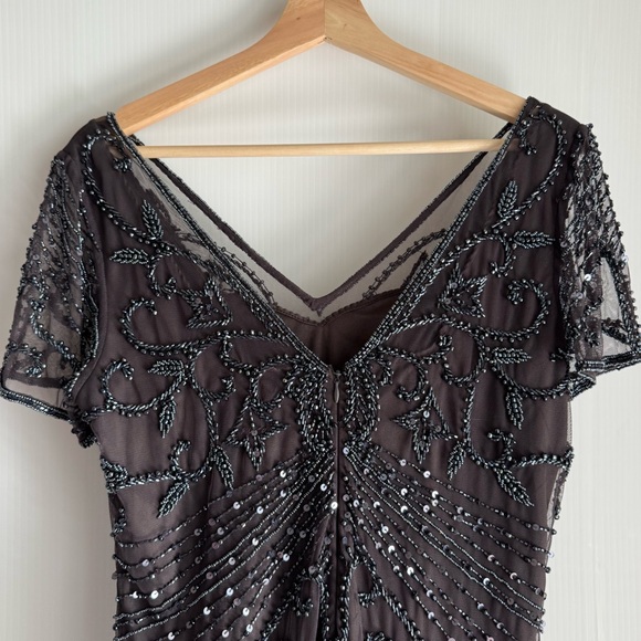 Pisarro Nights Black and Silver Embellished Dress **see note - Picture 6 of 15